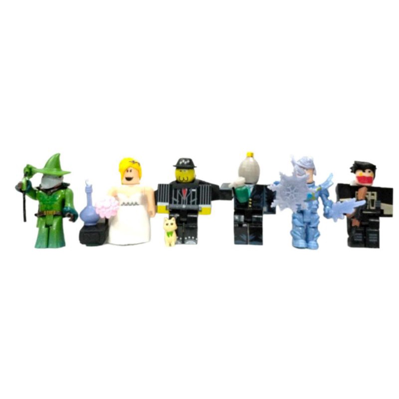 Mainan Figure Roblox Set 6 Miniatur Pajangan Hiasan Topper