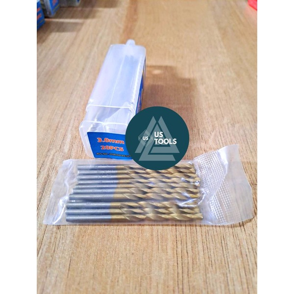 MATA BOR BESI HSS DRILL BIT GOLD 3 MM
