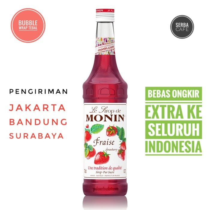

MONIN SYRUP STRAWBERRY (700 ML)