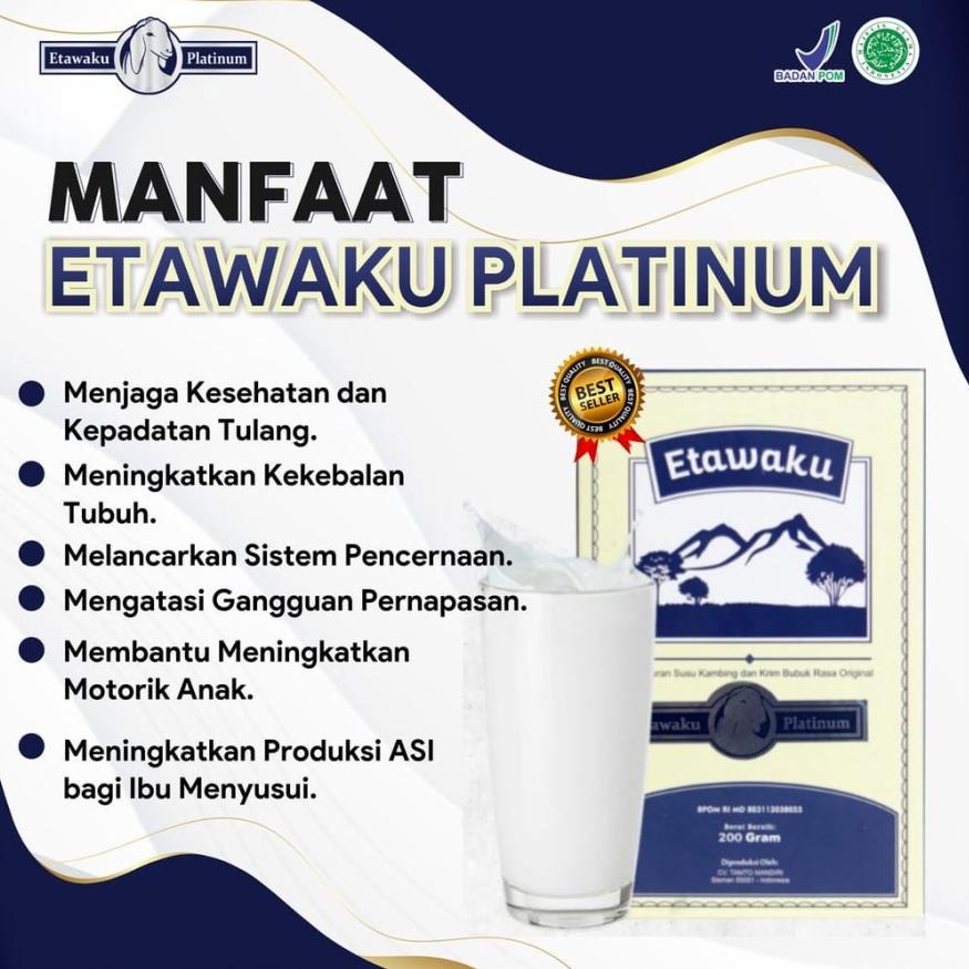 

QCTQT SUSU KAMBING ETAWAKU PLATINUM 200 GRAM - ATASI ASMA TBC DAN BRONKHITIS s0ent
