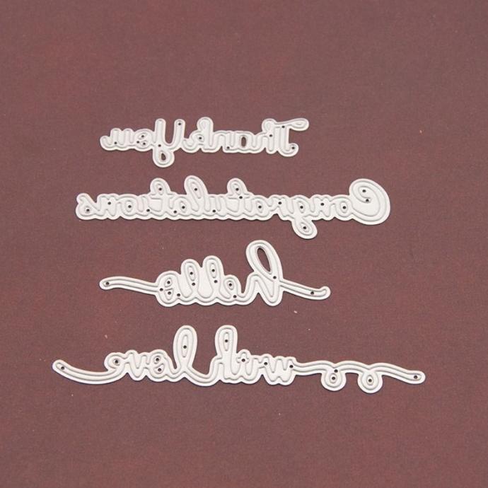 

Gumelar Thank You Cutting Dies Stencil Diy Scrapbooking Embossing