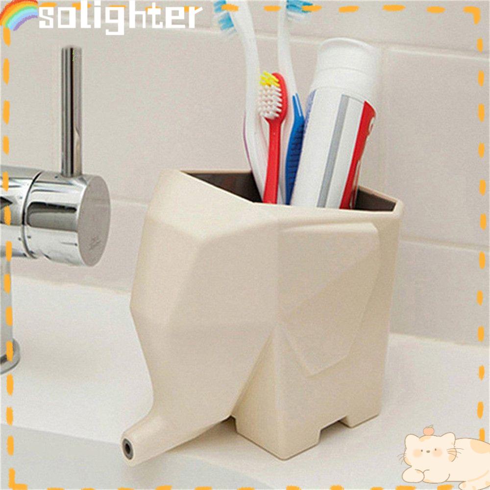 Solighter Bathroom Storage New Tempat Odol Tempat Piring Gajah