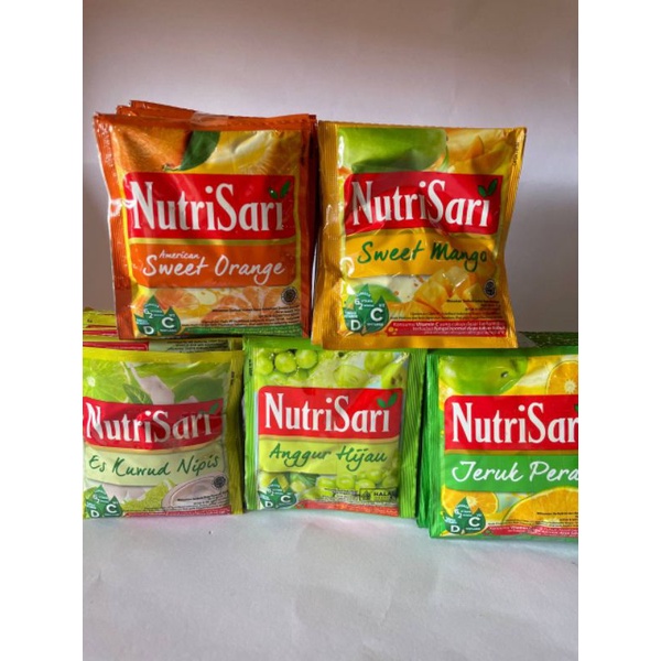 

Nutrisari Bubuk Minuman (MOHON CO PACKING TERPISAH!!!)