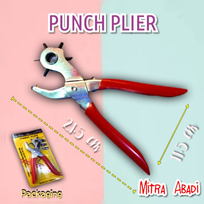 

Kol Punch Plier / Tang Pembolong / Alat Pelubang Ikat Pinggang 9" / 9 Inch