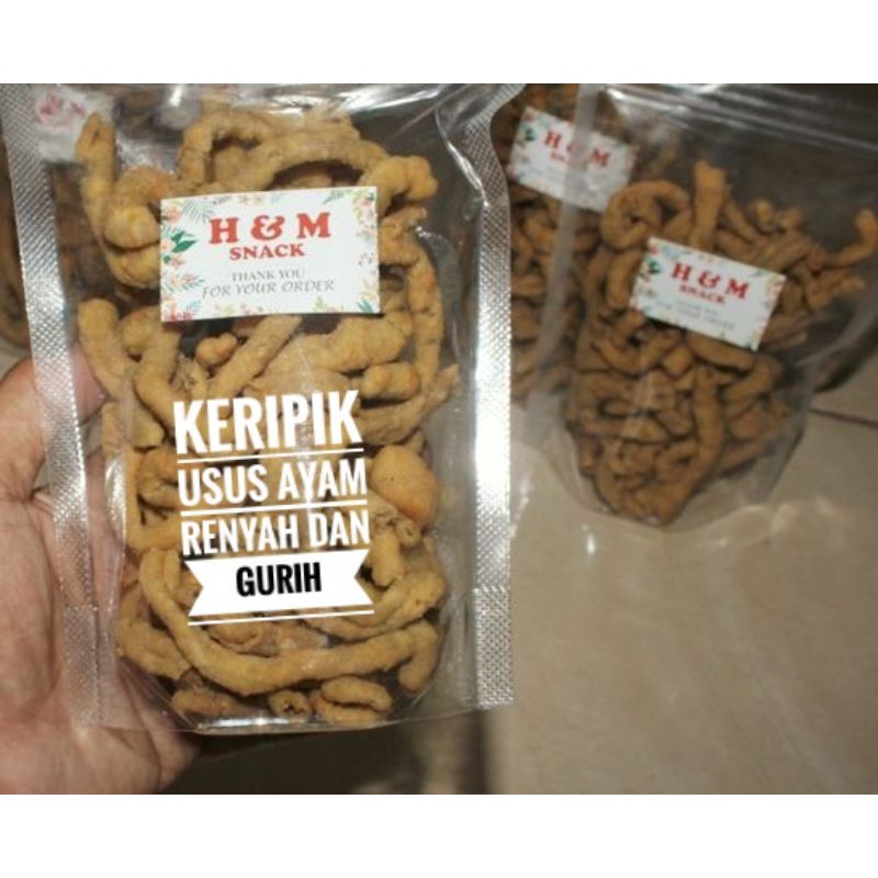 

keripik usus renyah murmer