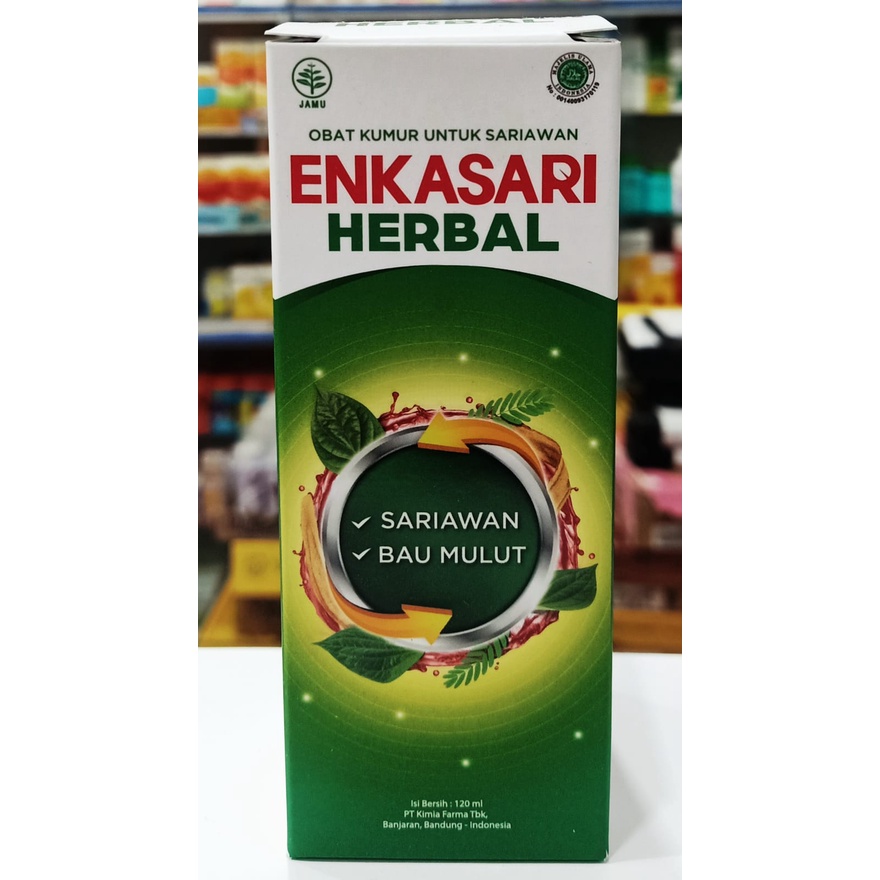 Enkasari Obat Sariawan Herbal 120ml - Obat Sariawan Bau Mulut