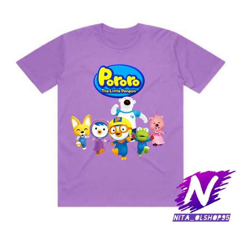 baju anak kaos anak pororo kartun anak pororo the little penguin