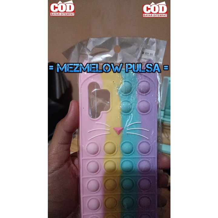 Casing Case Lembut Soft Case POP IT 3d karakter Kucing Sofcase SAMSUNG A32 5G