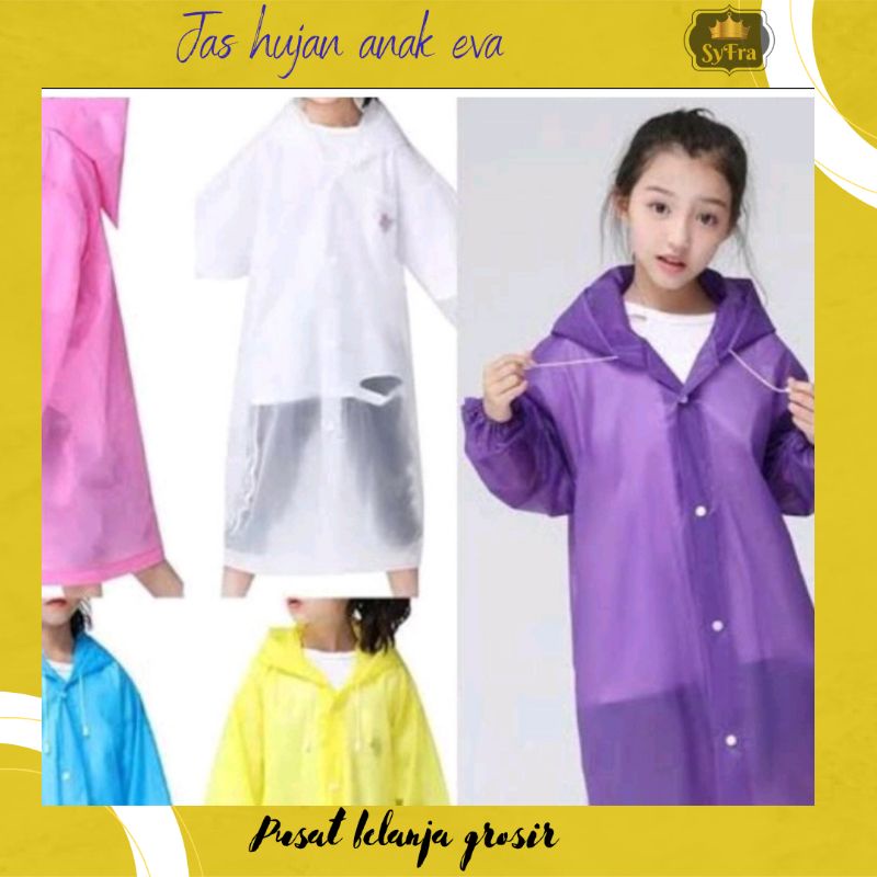 Jas Hujan Eva Anak Eva Kids Raincoat