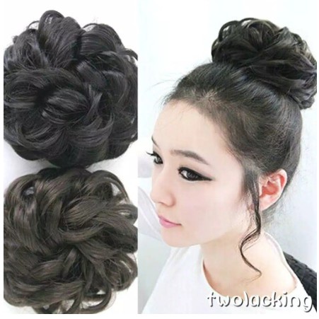 Karet Ulir Premium Kualitas Starlight / sanggul curly gelombang / rambut curly