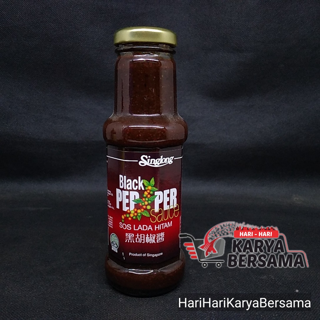 

SINGLONG BLACK PEPPER SAUCE SOS LADA HITAM 300GR
