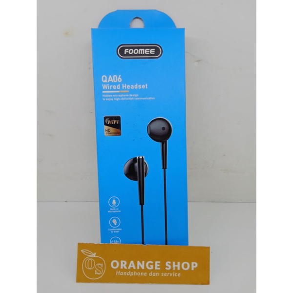 EARPHONE/HEADSET FOOMEE QA06