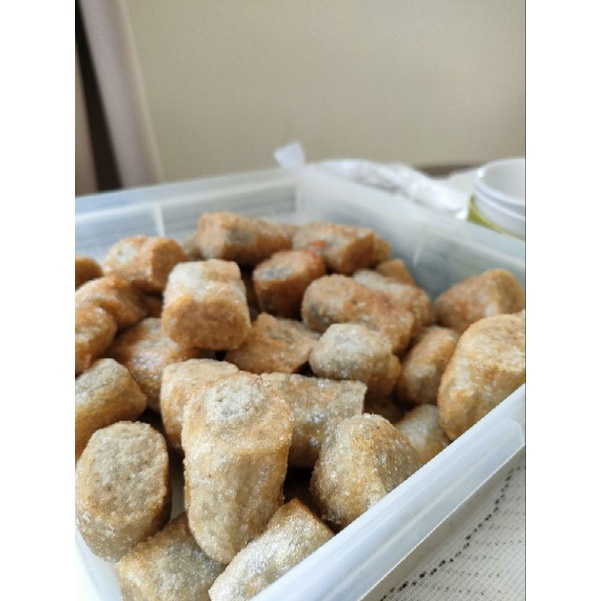 

Pempek lenjer ikan sarden