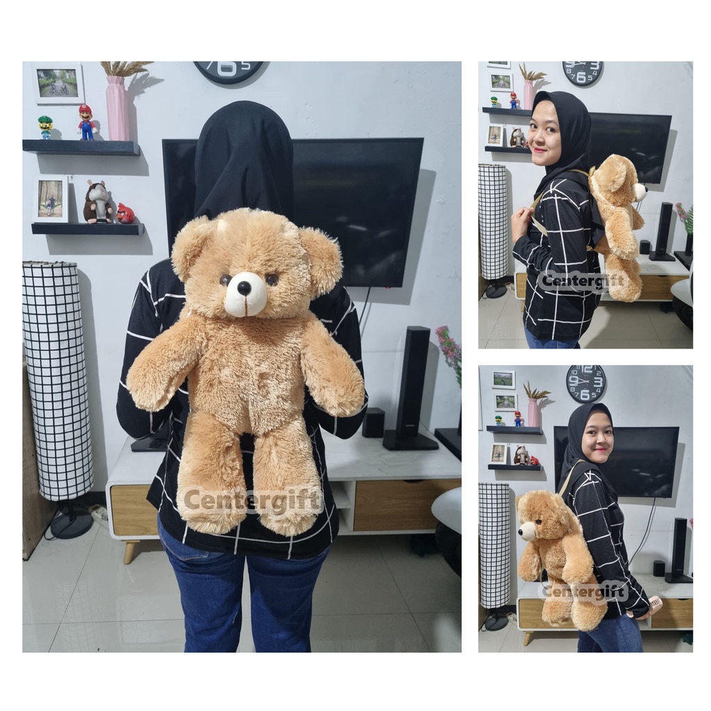 Tas Boneka Teddy Bear Lucu Tas Ransel Beruang Anak