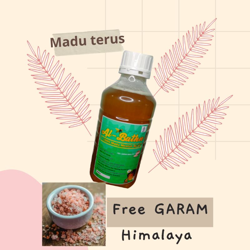 

MADU MENTAH AL BATHN UKURAN 1.5 KG raw honey