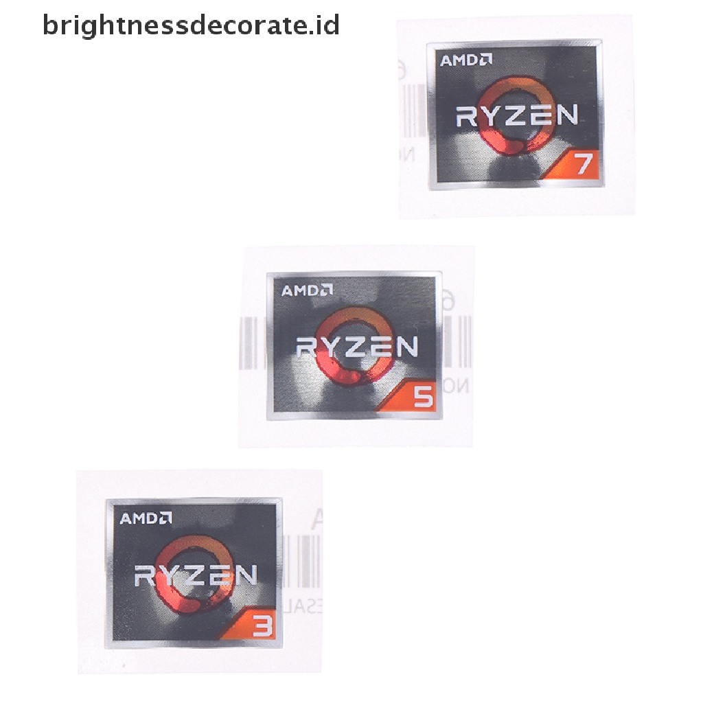 [Birth] Amd Processor Series Sticker ATHLON Ryzen R 3 5 7 Logo Generasi PRO7 Label [ID]