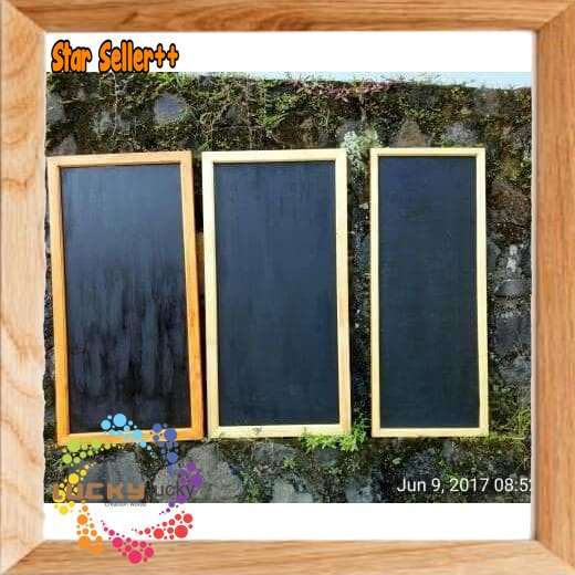 

blackboard papan tulis gantung resto size 80x60cm