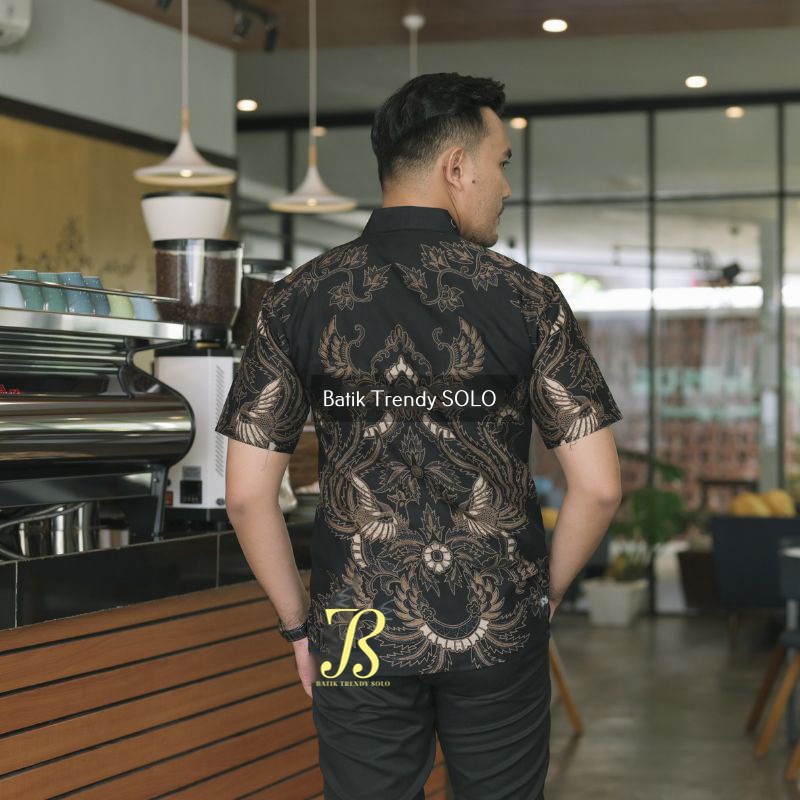 Hem  Kemeja Baju Batik Pria Cowok Laki Laki Slimfit Full Lapis Furing Lengan Panjang Lengan Pendek Original Asli Batik Jumanta Solo Laweyan Size S M L Xl XXL Bahan Katun Premium  142