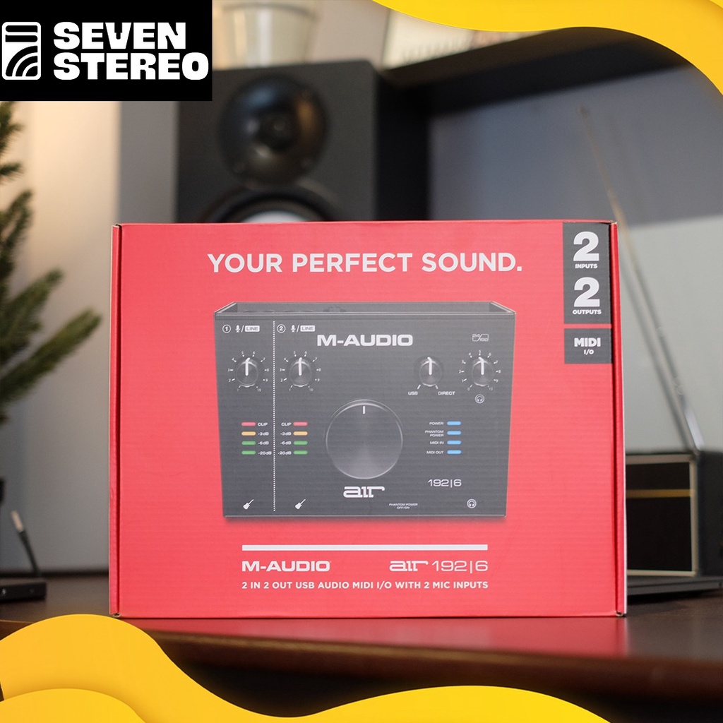 M-Audio AIR 192|6 192/6 USB Midi Audio Interface