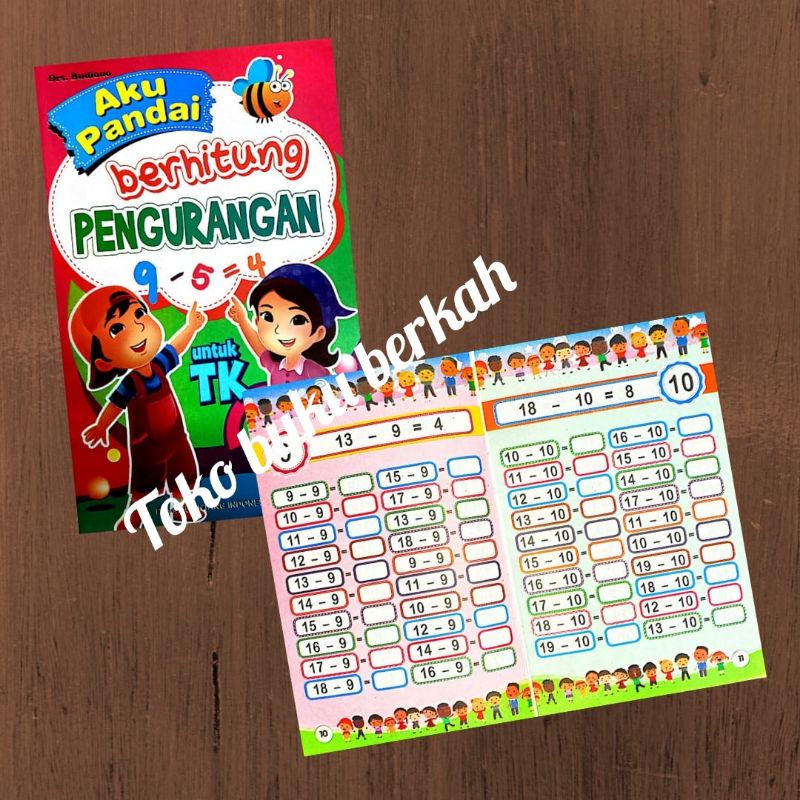 buku aku pandai berhitung full colour 16x24cm