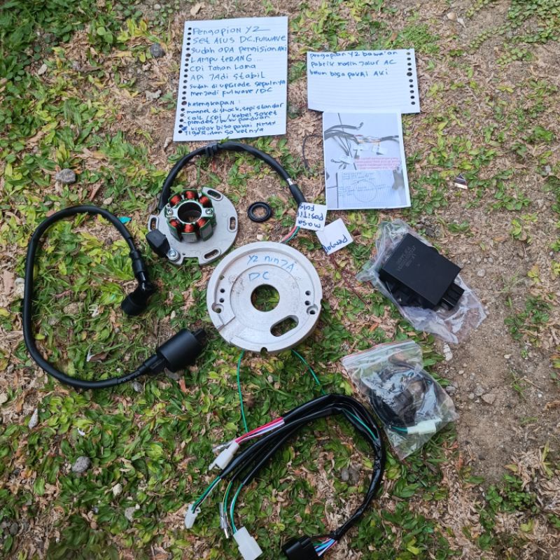 pengapian yz pnp ninja r  arus dc garansi