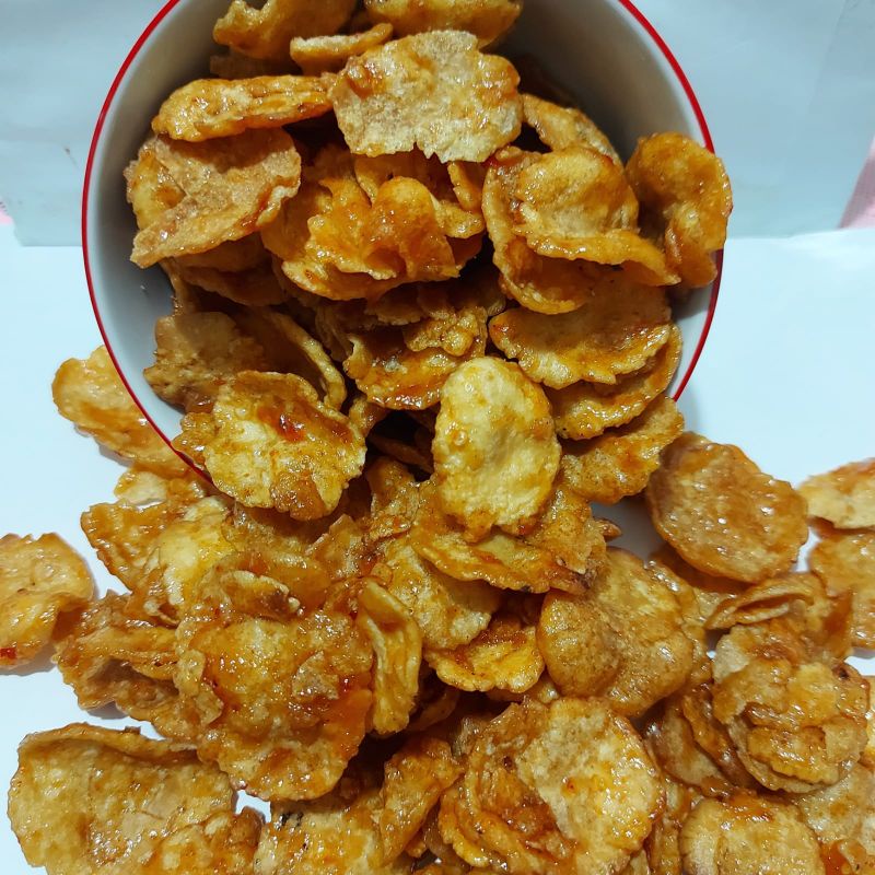 

Emping Kecil Pedas Manis 1000gram