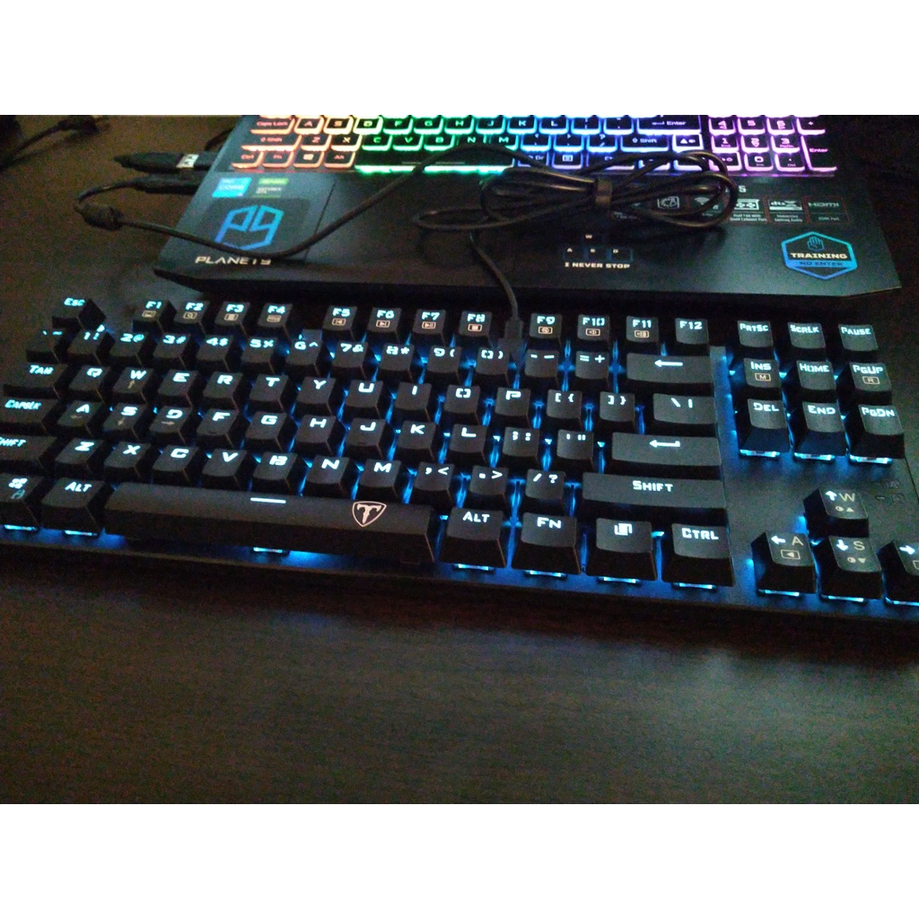 KEYBOARD MECHANICAL T-DAGGER Bora T-TGK313 ICE BLUE