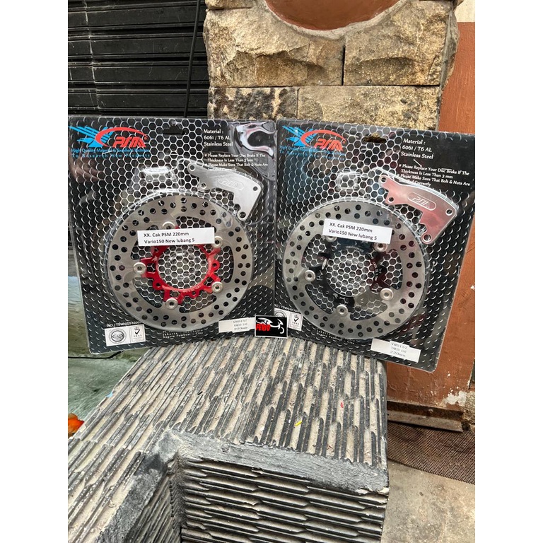 Piringan Cakram PSM VARIO 150 New lubang cakram 5 Uk 220mm