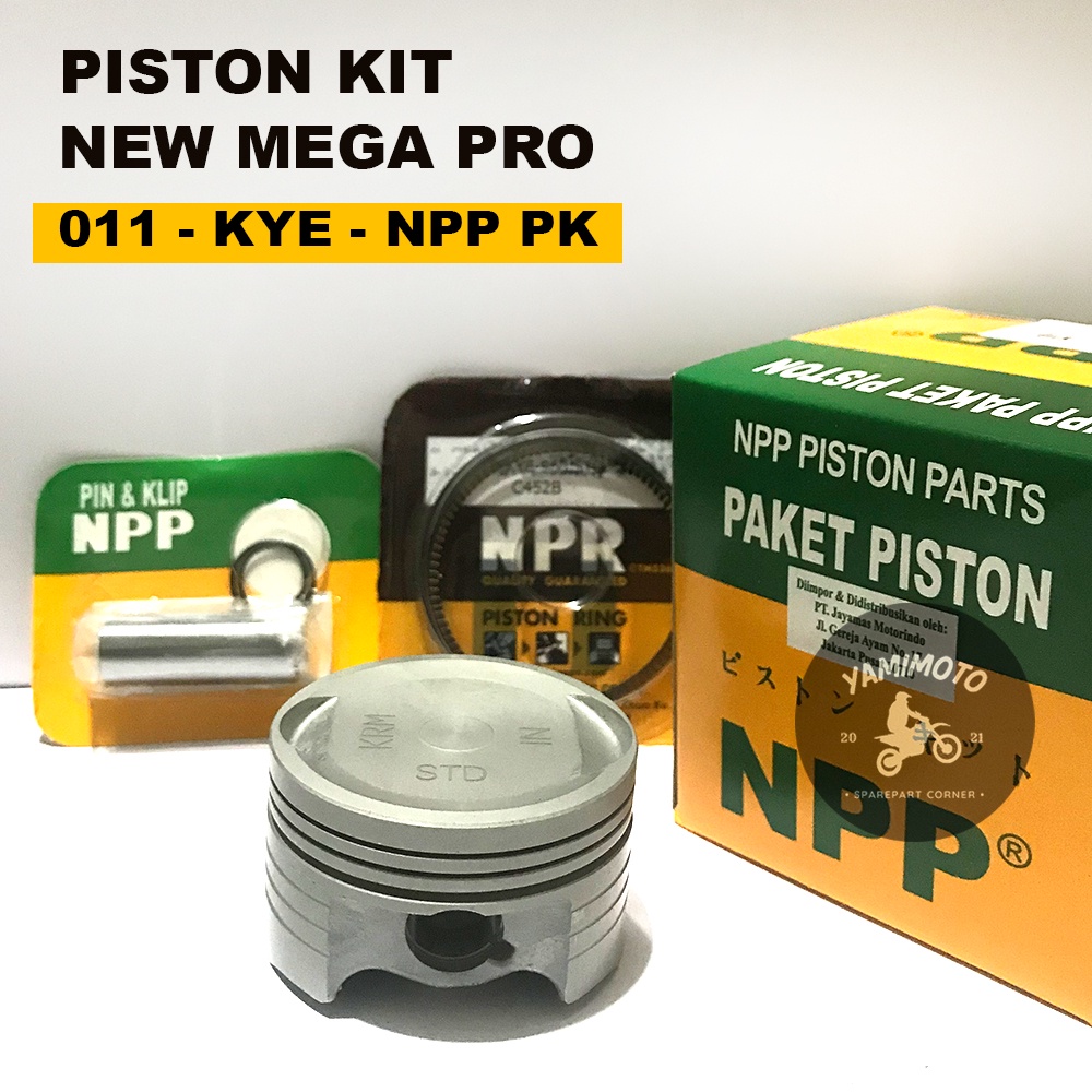PISTON KIT NPP Set HONDA NEW MEGA PRO 150 / VERZA 150 / CRF 150/ MegaPro Mono OverSize OS STD 25 50 