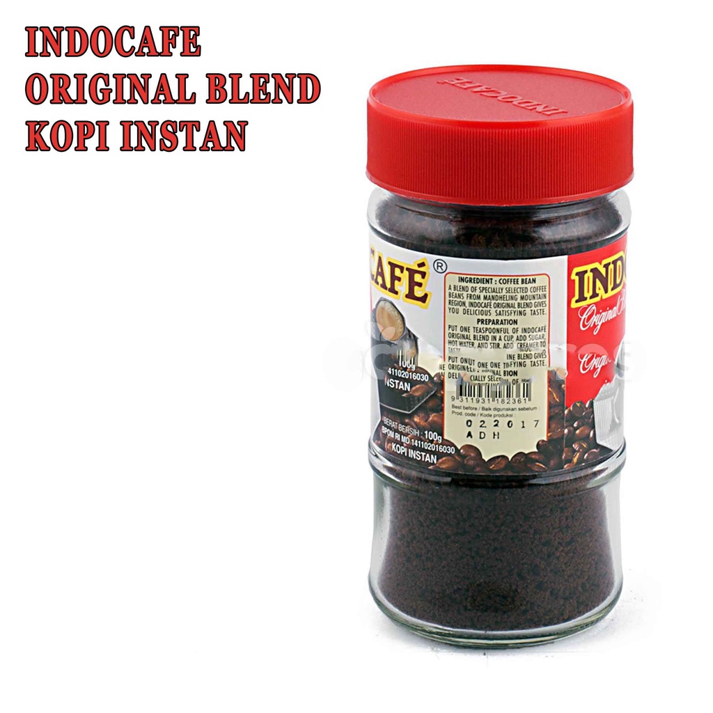 Kopi* Indocafe* Original blend* Botol 100g