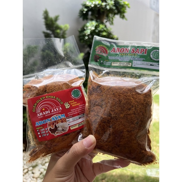 Abon Sapi &amp; Ayam Asli Solo Abadi Jaya Tanpa Campuran