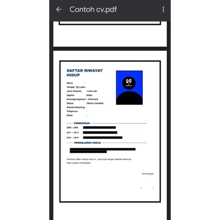 Jasa pembuatan_CV_Surat_Lamaran _kerja.PDF_online_dan_email_murah