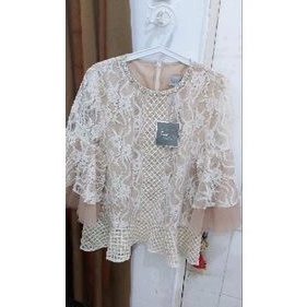 Baju Atasan Pesta Wanita Brukat Big Size