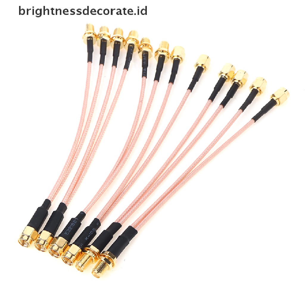 [Birth] Sma to 2X SMA Male Female Y type Splitter Combiner Jumper Kabel Kuncir [ID]