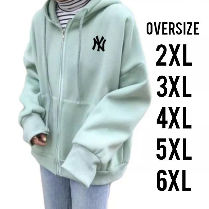 Zipper Oversize Jumbo logo NY 2xl 3xl 4xl 5xl 6xl