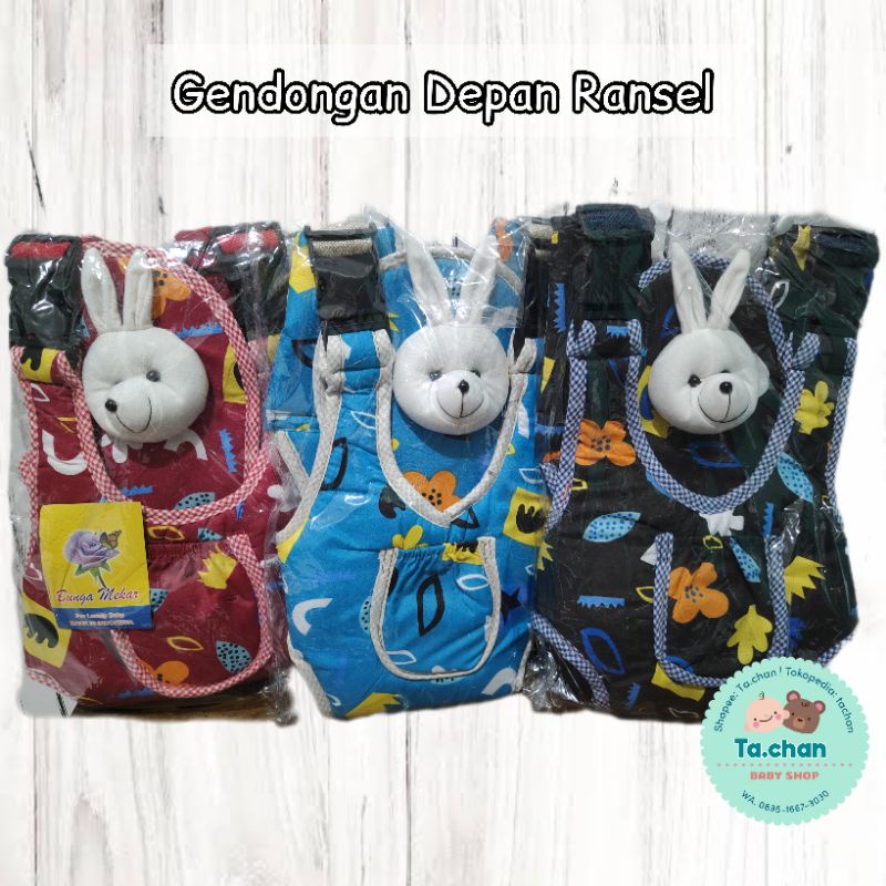 Gendongan anak bayi / Gendongan Bayi Depan / Gendongan Ransel Boneka / Gendongan Multifungsi Ransel