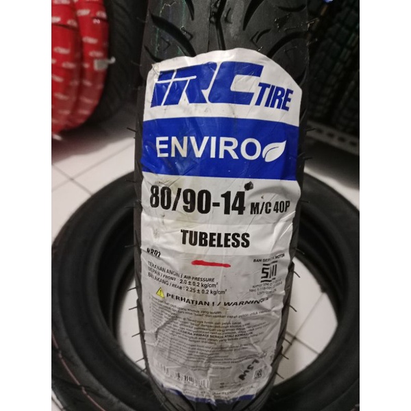 IRC 80/90-14 Enviro BAN LUAR RING 14 TUBELESS