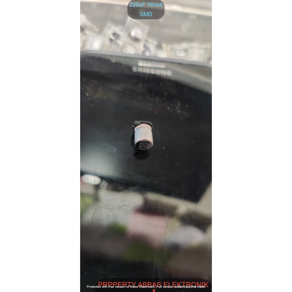 ELKO SMD 220UF 16V 220 UF 16 VOLT 220MIKRO 220 MIKRO 16VOLT SMD