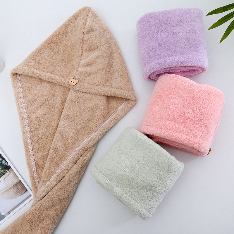 HANDUK KERAMAS PENGERING RAMBUT KEPALA MICROFIBER  MURAH / MAGIC TOWEL IMPORT BAGUS BERKUALITAS