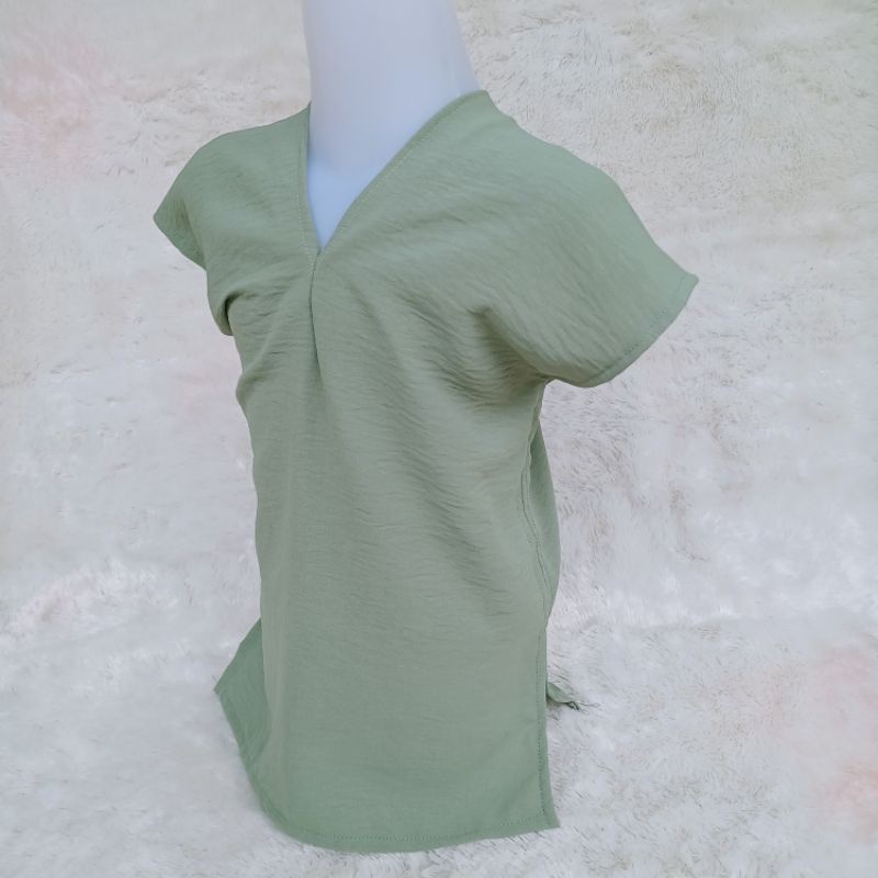 NAGITA ANAK Crinkle Airflow 1-6 Tahun Baju Anak Nagita Atasan Long Square
