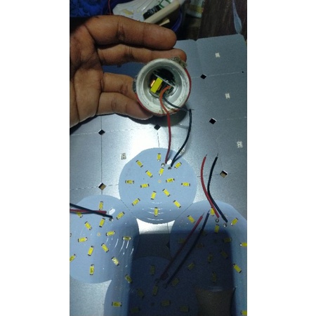 led almini DC Rp 3000 20watt dpt beroperasi pakai batre hp,batre laptop,power Bank,driver led dll