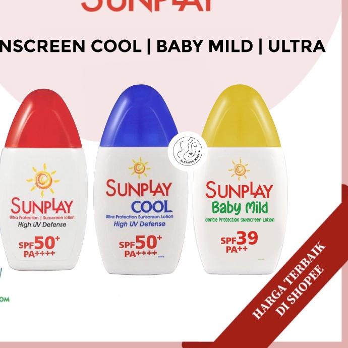 ♨ Sunplay Ultra Protection | Cool ultra Protection | Baby Mild Sunscreen 30g ۞