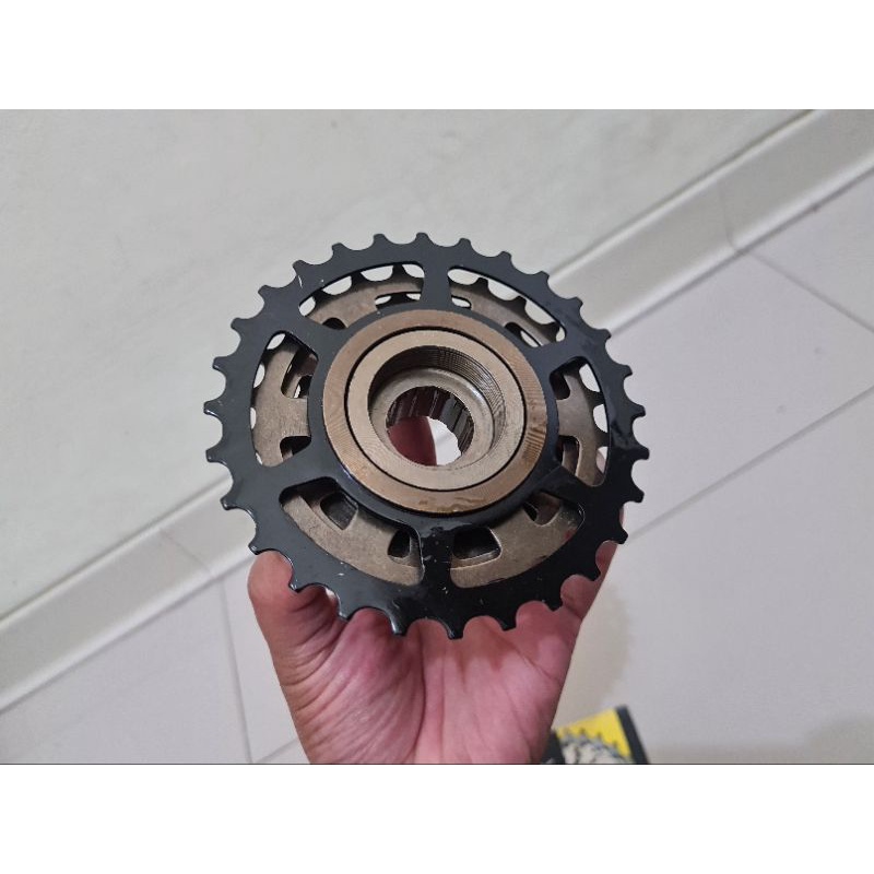 GEAR SEPEDA 7SP GIR MODEL ULIR DRAT 7 SPEED 7 SP MERK TREX 14T-28T CASSETE SPROCKET SPROCKETS SEPEDA MTB GUNUNG SELI LIPAT