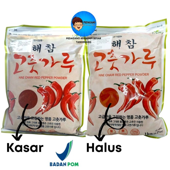 

Asa Hae Cham Gochugaru 1Kg / Bubuk Cabai Korea / Cabe Gochukaru Import