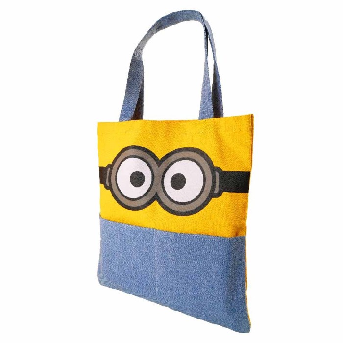 CHATIME X MINIONS YELLOW TOTE BAG