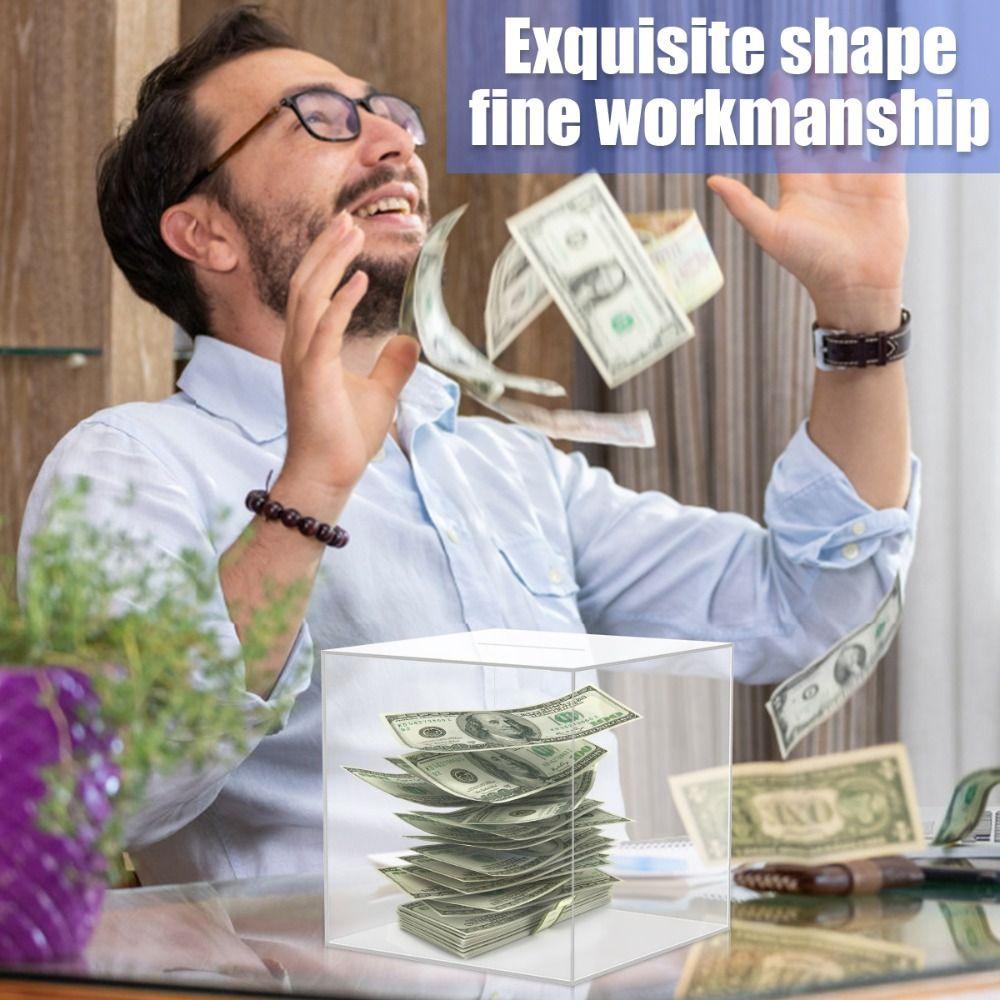 Celengan Populer Home Decor Kotak Uang Cash Dan Koin Money Bank