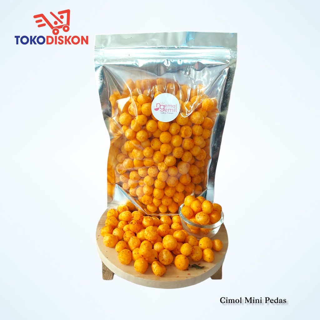 

Cimol Mini Pedas Krupuk Cimol Pedes Homemade Kualitas Premium