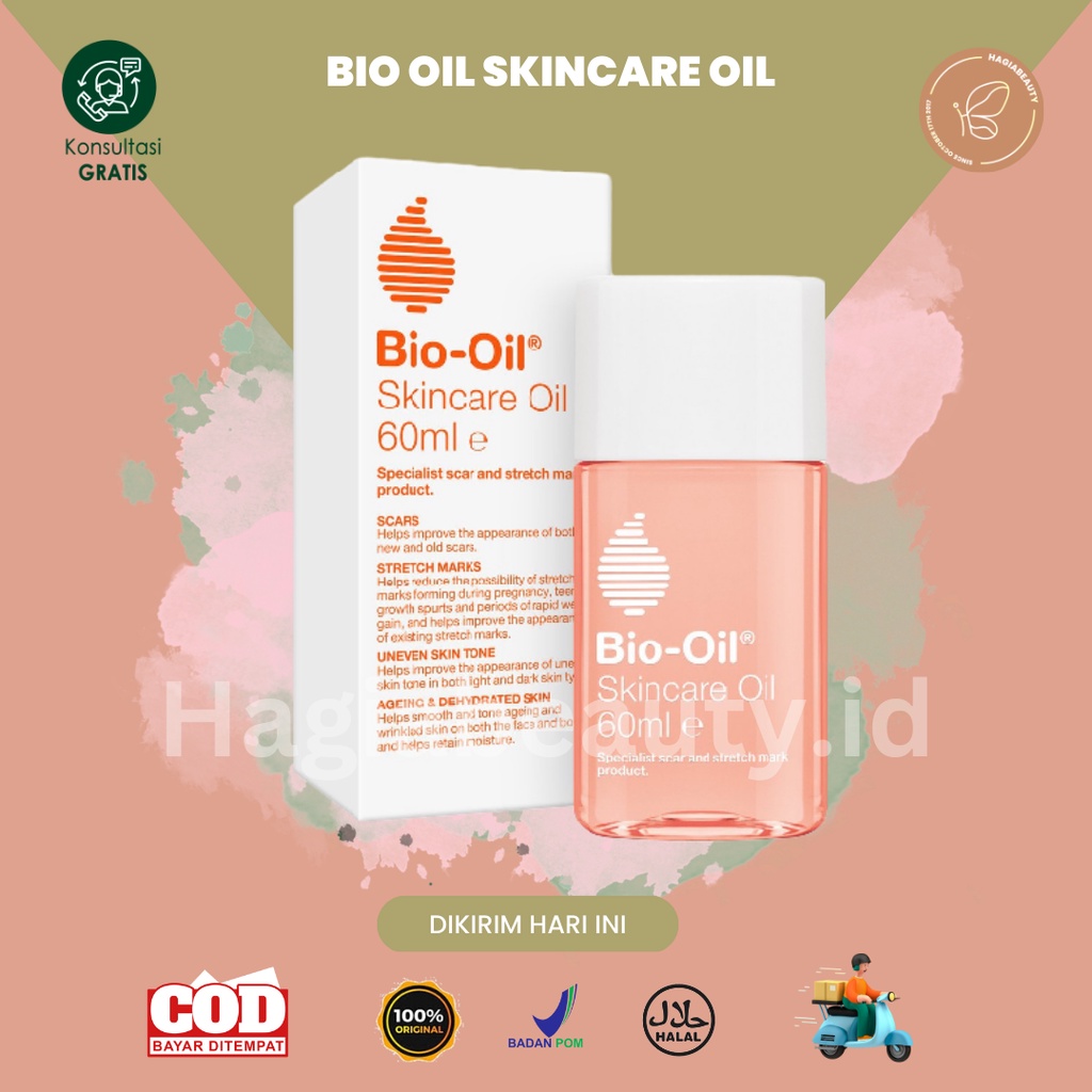 BISA COD - BIO OIL SKIN CARE OIL 25ML MENYAMARKAN BEKAS LUKA, STRECTH MARKS