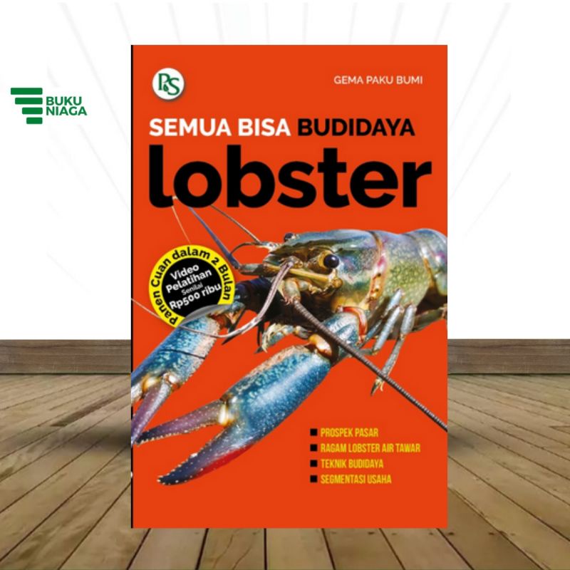 Buku Lobster Semua Bisa Budidaya Lobster BUKUNIAGA