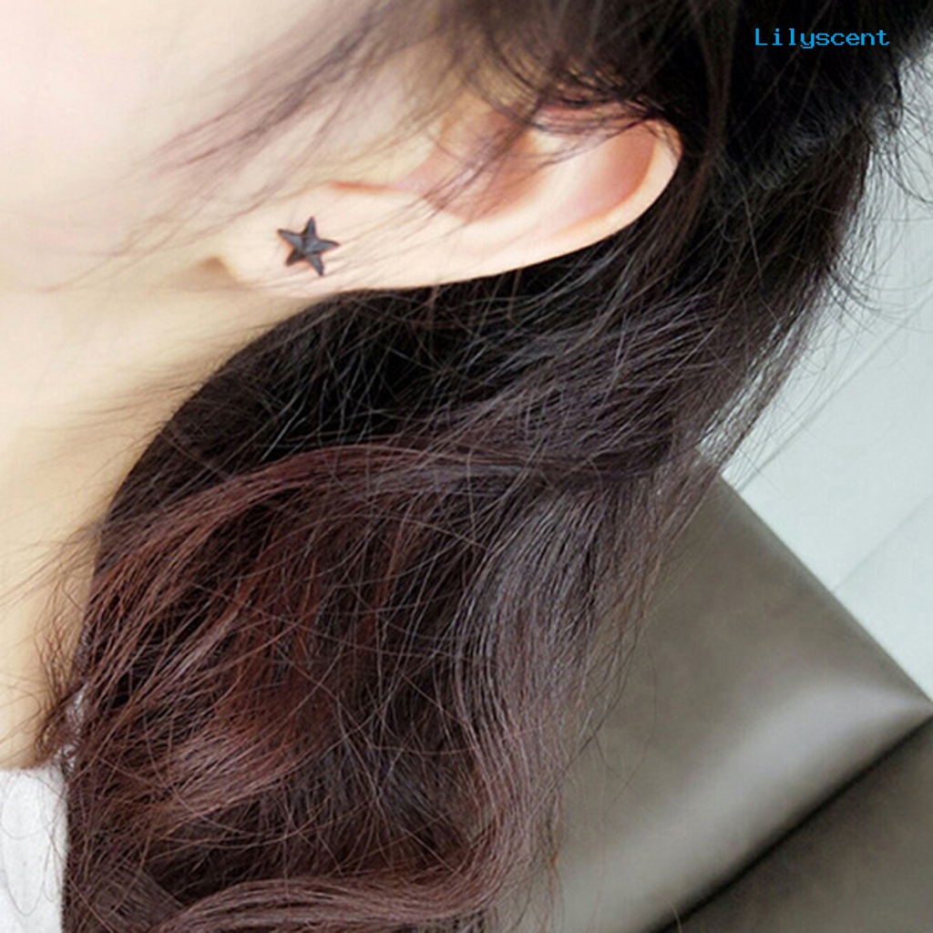 [LS] Ear Studs Anting Stud Bentuk Saturnus Bahan Alloy Anti Korosi Ramah Lingkungan Untuk Anak Laki-Laki